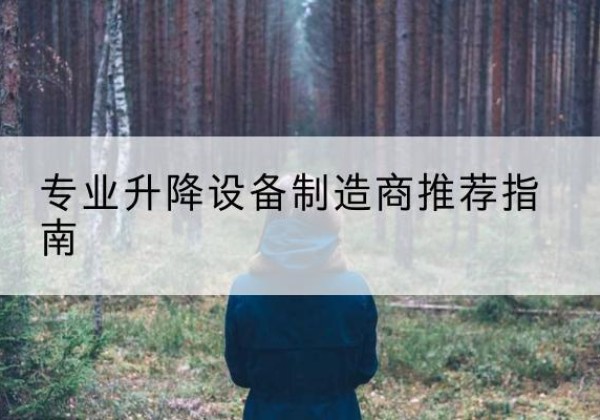 辽中电动剪叉升降平台厂家-专业升降设备制造商推荐指南